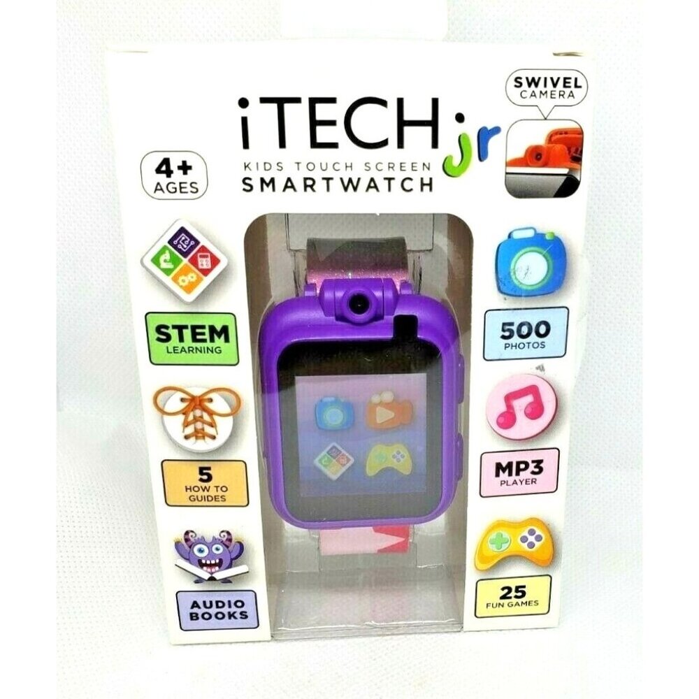 iTech Jr Kids Star Smartwatch 25 Games, Audio Books, Camera, STEM Learning